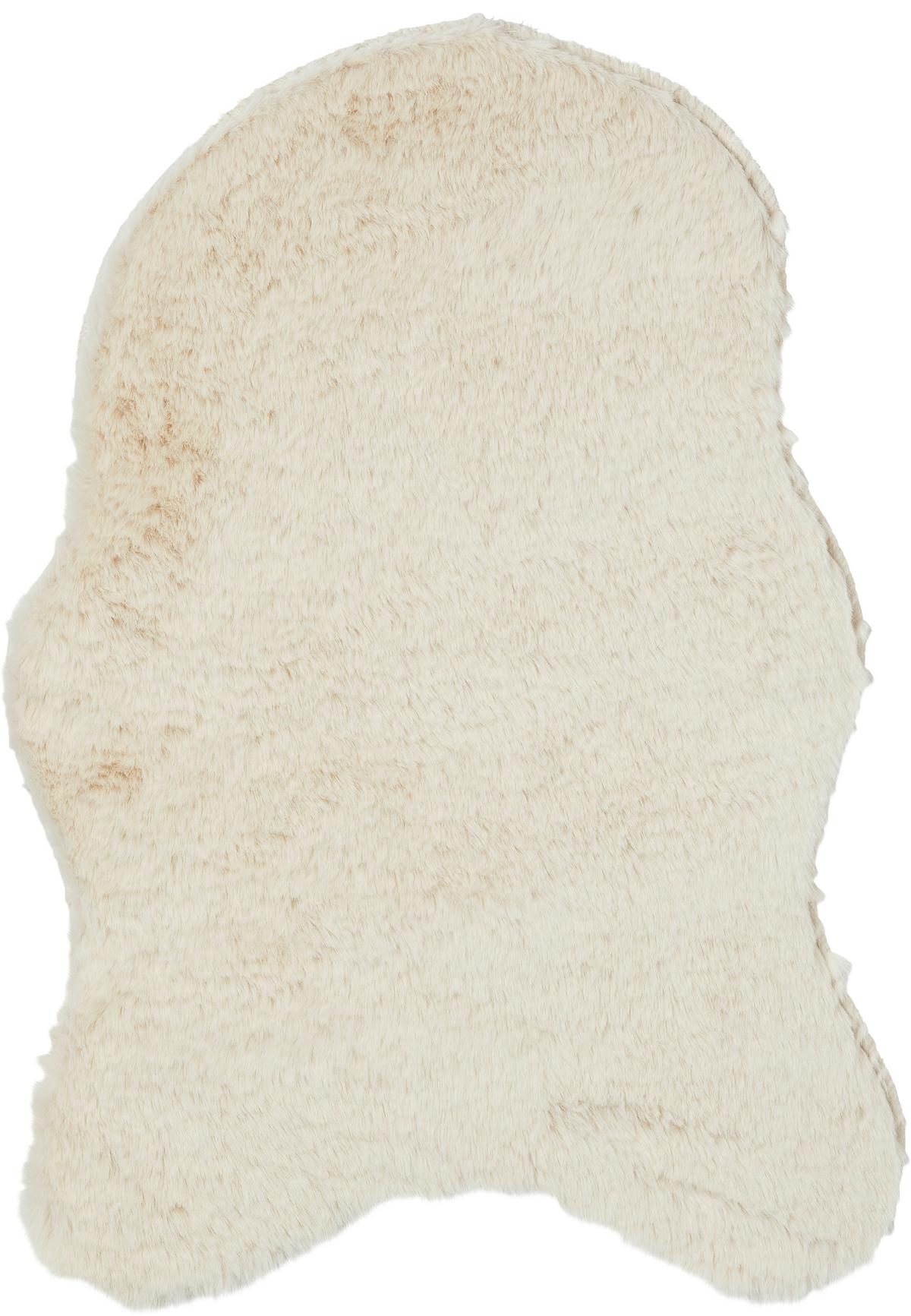 Blană artificială Moia - argintiu/bej, Lifestyle, textil (40/57cm) - Mömax