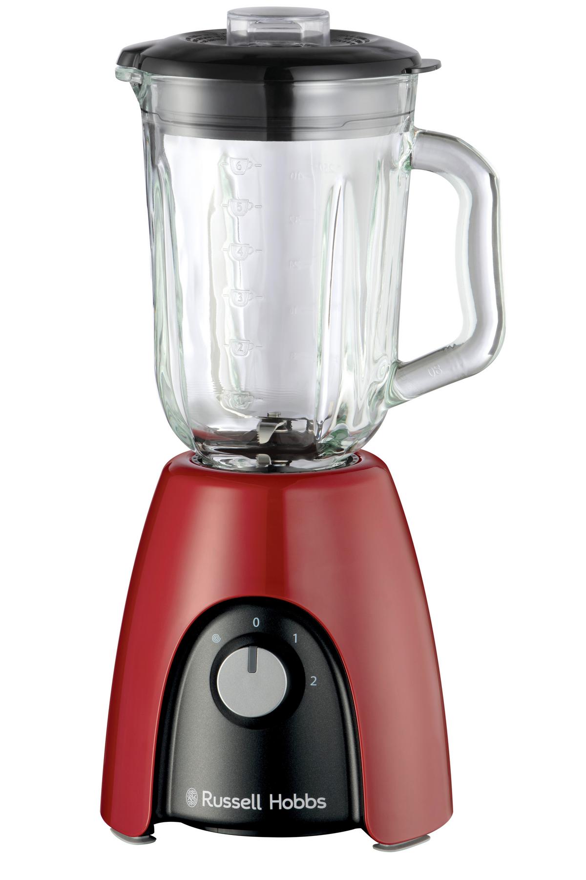 Turmixgép Russell Hobbs Desire Red - piros, Modern, műanyag/Üveg (27/21,2/28,8cm) - Russell Hobbs