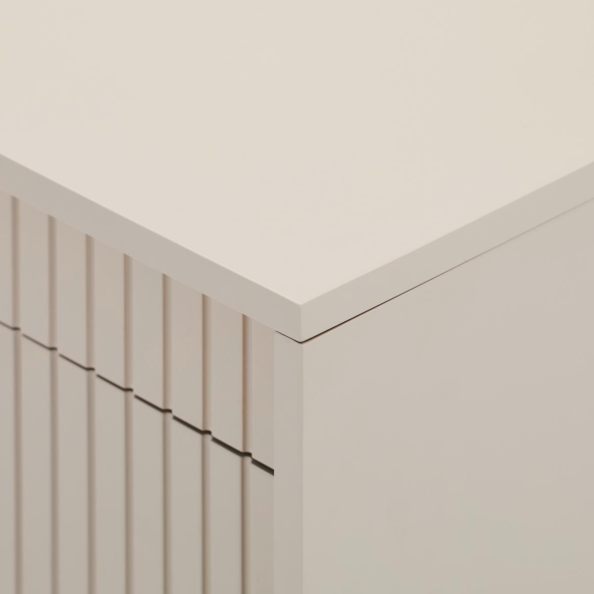 KOMODA SELINA - kaszmir, Trend, materiał drewnopochodny/metal (110,8/77,8/40cm) - Xora