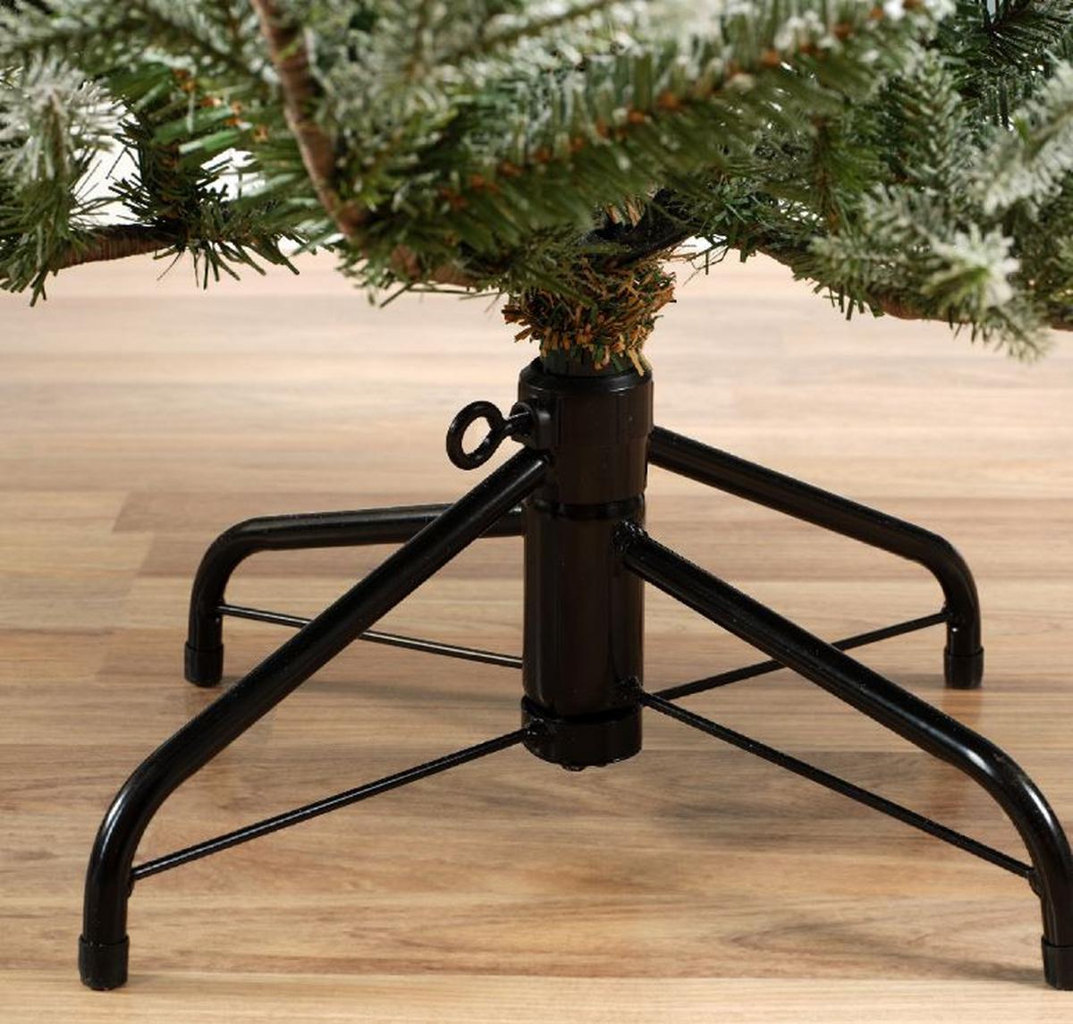 CHOINKA 684836 - zielony/biały, Basics, tworzywo sztuczne (127,00/127,00/180,00cm) - X-Mas