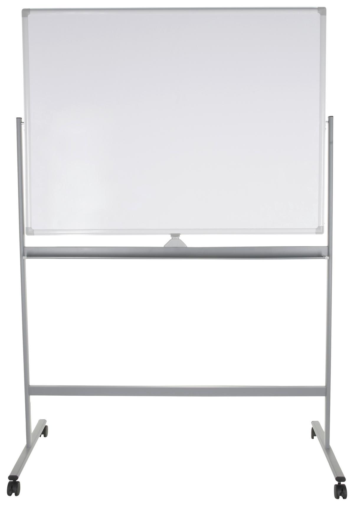 Bela Tabla Multiboard I - srebrne barve/bela, Basics, kovina (128/187/54cm) - MID.YOU