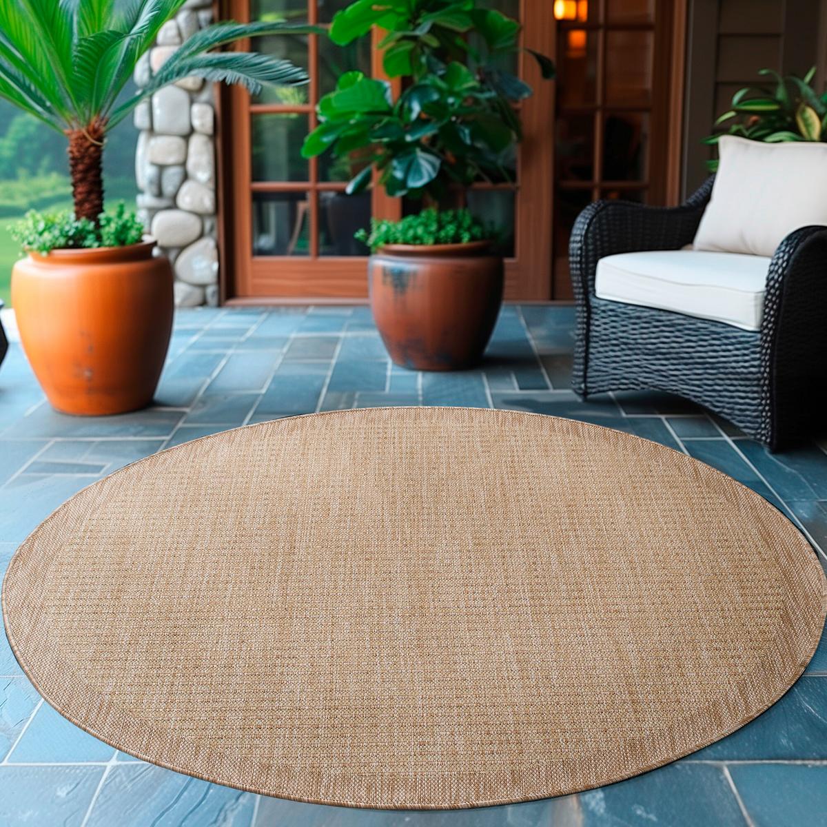 Preproga Za Zunanjo Uporabo Giza, Bež, 120cm - bež, Basics, tekstil (120cm) - Novel