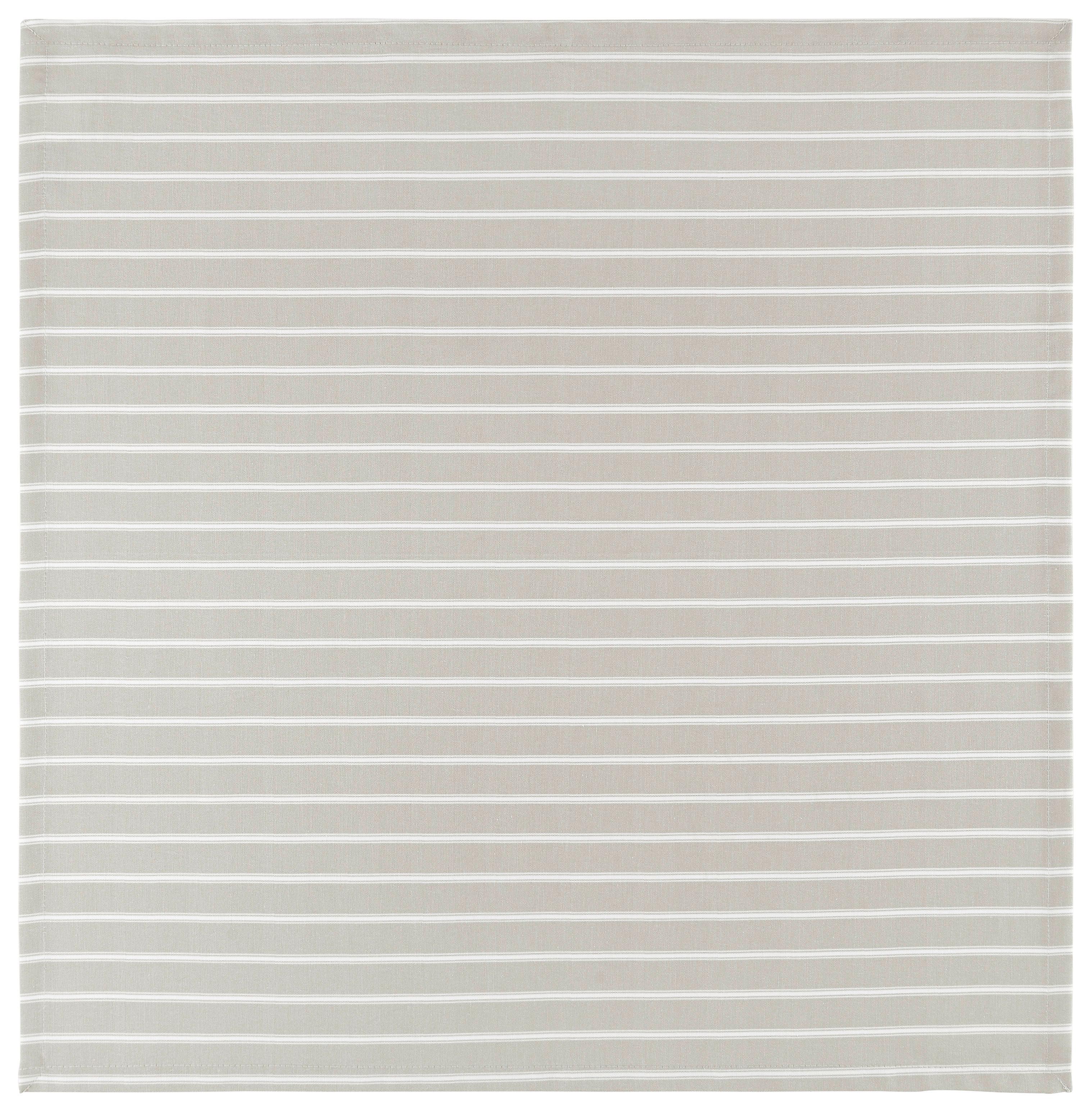 Tischdecke Steffi in Beige ca. 80x80cm - Weiss/Beige, Konventionell, Textil (80/80cm) - Mary's