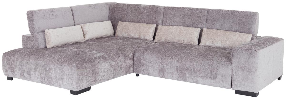 Ugaona Garnitura Matera - siva/crna, Moderno, drvo/tekstil (230/311cm)