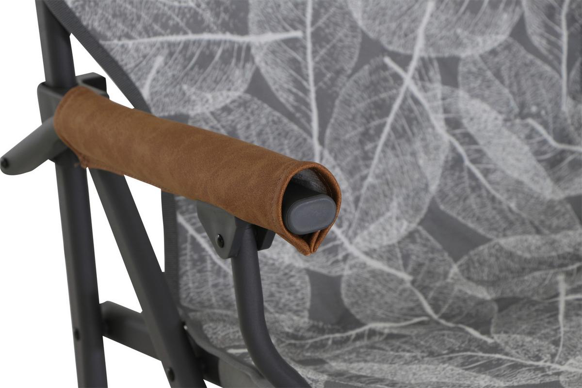 Campingsessel Klappbar M51745 mit Tragetasche - Anthrazit/Braun, KONVENTIONELL, Textil/Metall (73/55/99cm) - Siena Garden