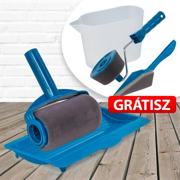 Festőhenger Paint Runner - kék/szürke, műanyag (23/10/31cm) - Mediashop