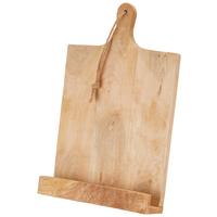 Kochbuchhalter Liam Holz - Braun, Holz (25/38/6,5cm)