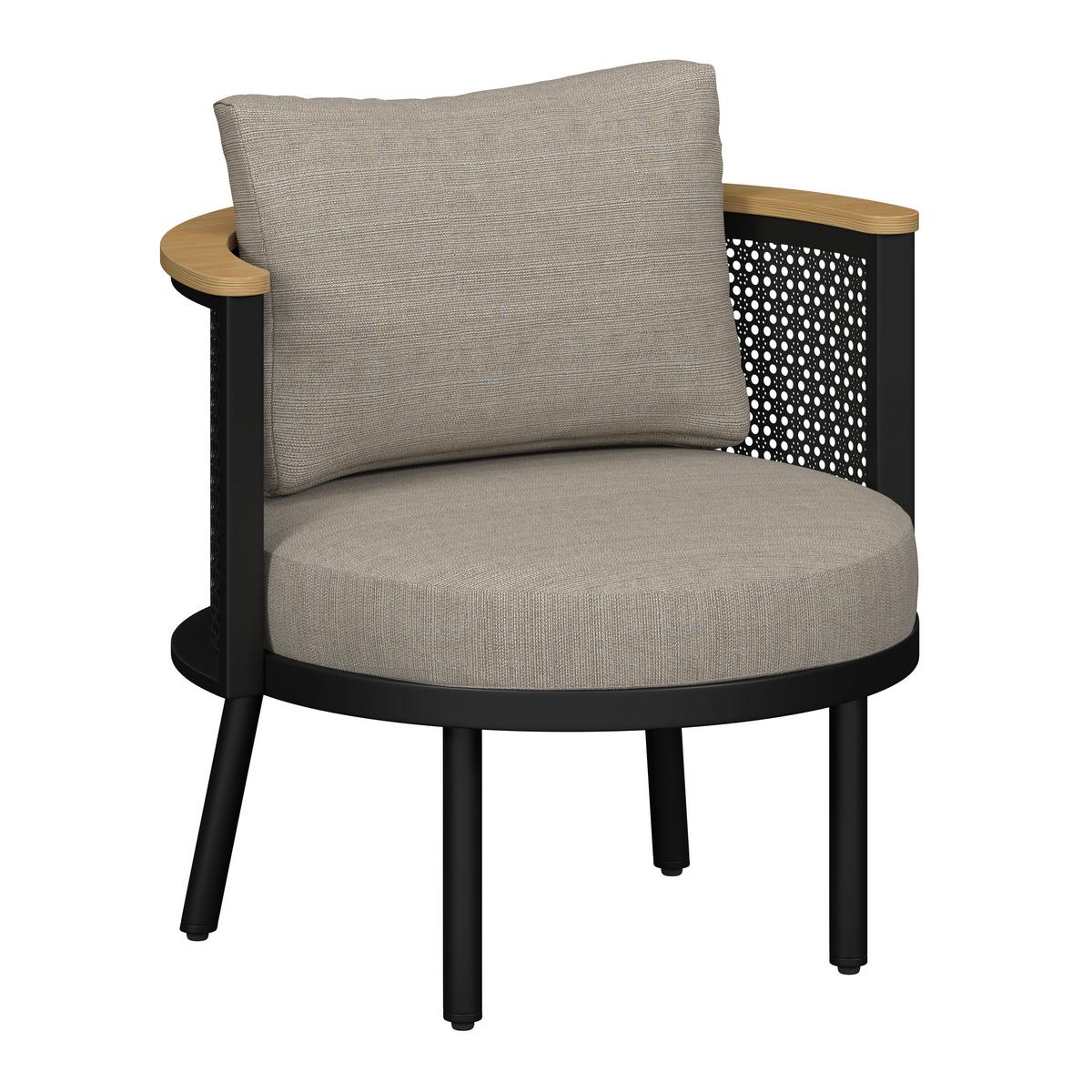 Dining-Loungeset Lissa Beige Outdoorstoff/Metall/Polywood - Dunkelgrau/Beige, MODERN, Kunststoff/Textil - Bessagi Garden