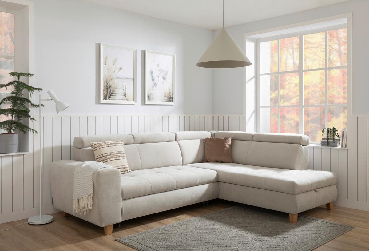 Coltar LUGO - gri deschis, Modern (266/98/205cm) - Modern Living