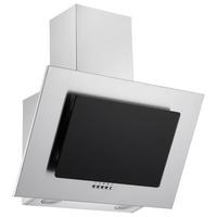 Kuhinjska Napa Kira, 60cm - barve nerjavečega jekla/črna, Trend, kovina/steklo (60/74,3-102,3/31,3cm) - Respekta