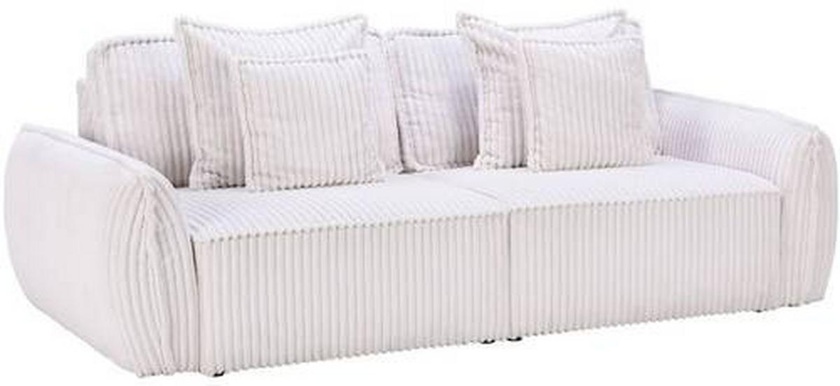 Sofa Corsico - bež/crna, Moderno, tekstil/plastika (235/87/114cm) - Modern Living