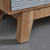 BYRÅ FRAME - furufärgad/bronsfärgad, Modern, trä (68/112/34cm) - Bessagi Home