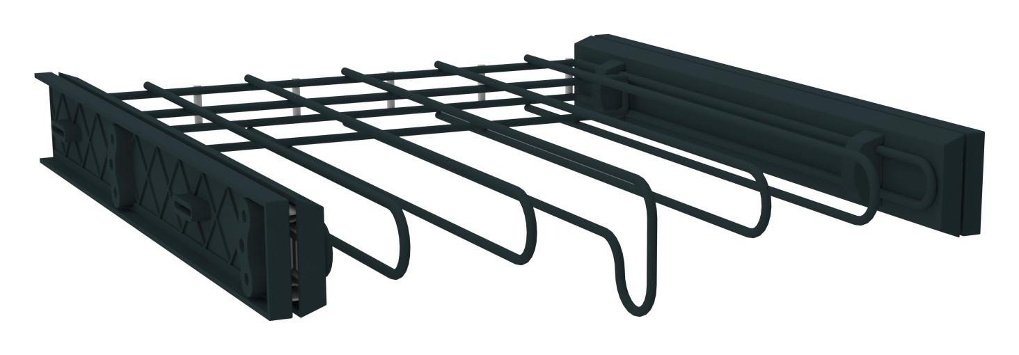 Hosenhalter "UNIT" aus Metall in Anthrazit - Anthrazit, MODERN, Metall (37/4,5/46,2cm) - Based