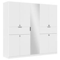 Ormar S Klasičnim Vratima Ticao - bijela/siva, Moderno, drvni materijal/metal (226/210/54cm) - Modern Living