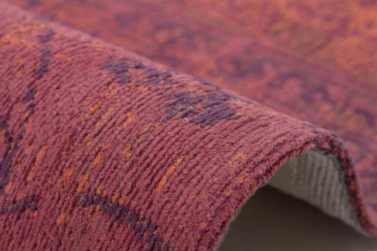 Flachwebeteppich Symphony 160 Rot 80cm X 150cm - Rot, Basics, Textil (80/150cm) - Kayoom