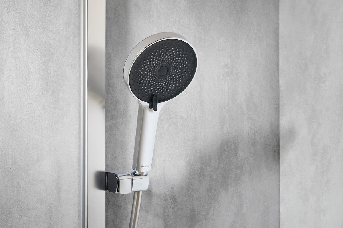 Zuhanyfej Samoa Rain - krómszínű/antracit, műanyag (13/26/3cm) - Based