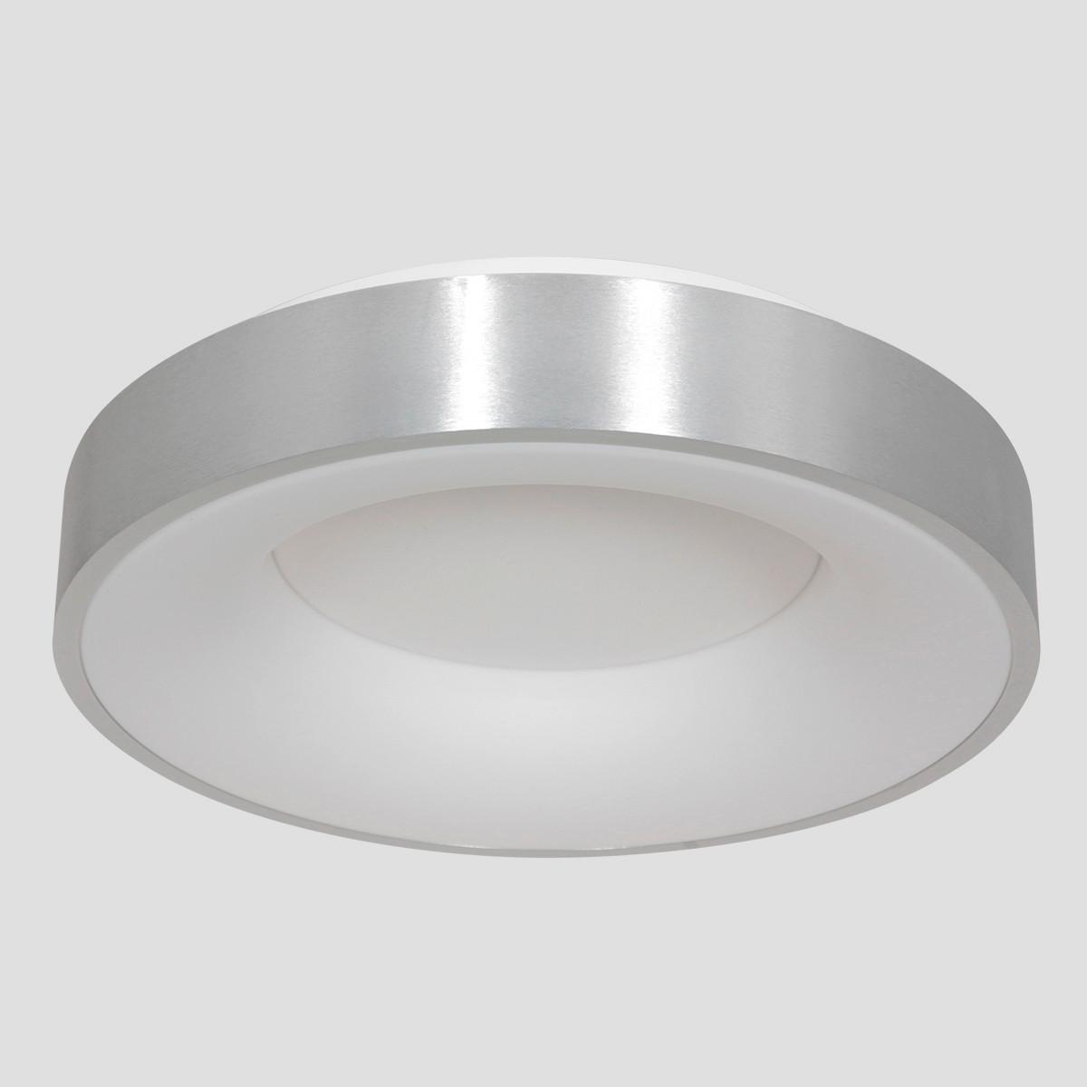LAMPA SUFITOWA LED 2563ZI RINGLEDE - kolor srebrny, Basics, tworzywo sztuczne/metal (48/9cm)