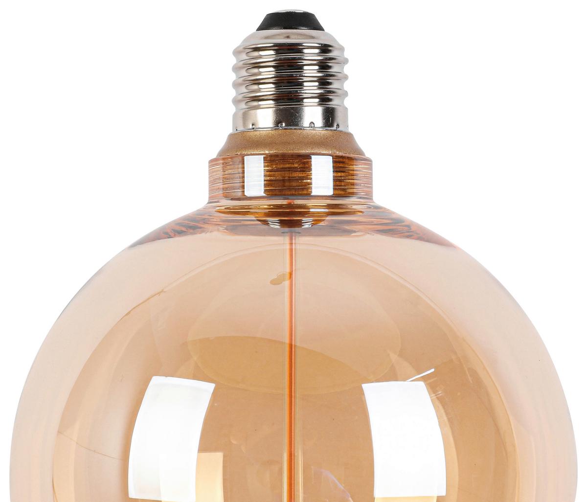 Led Žarulja C82222mm - boje jantara, Konvencionalno, staklo/metal (12,5/16,6cm) - Modern Living