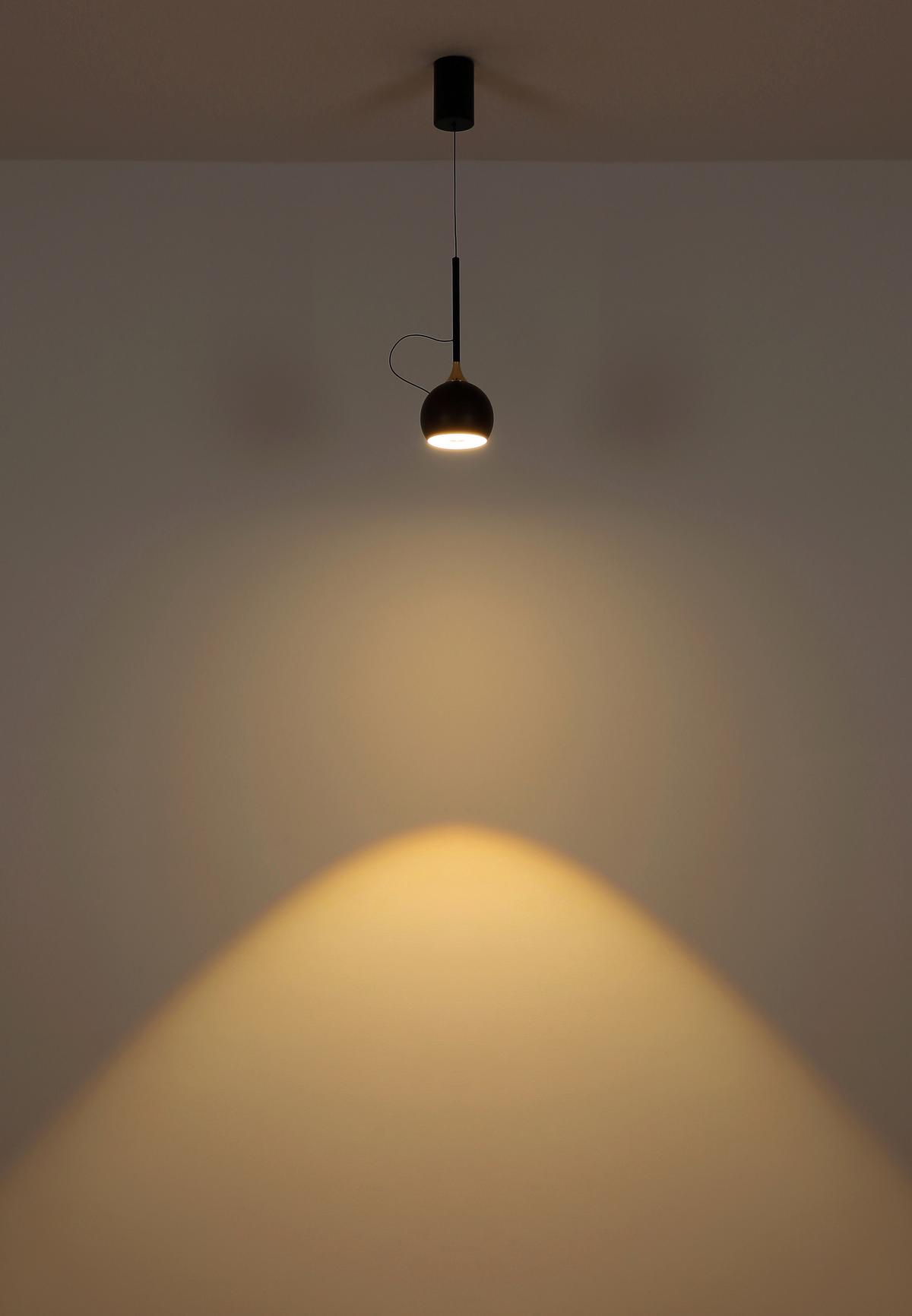 Led Viseća Svjetiljka Donovan - bijela/crni krom, Design, metal/plastika (12/150cm) - Globo