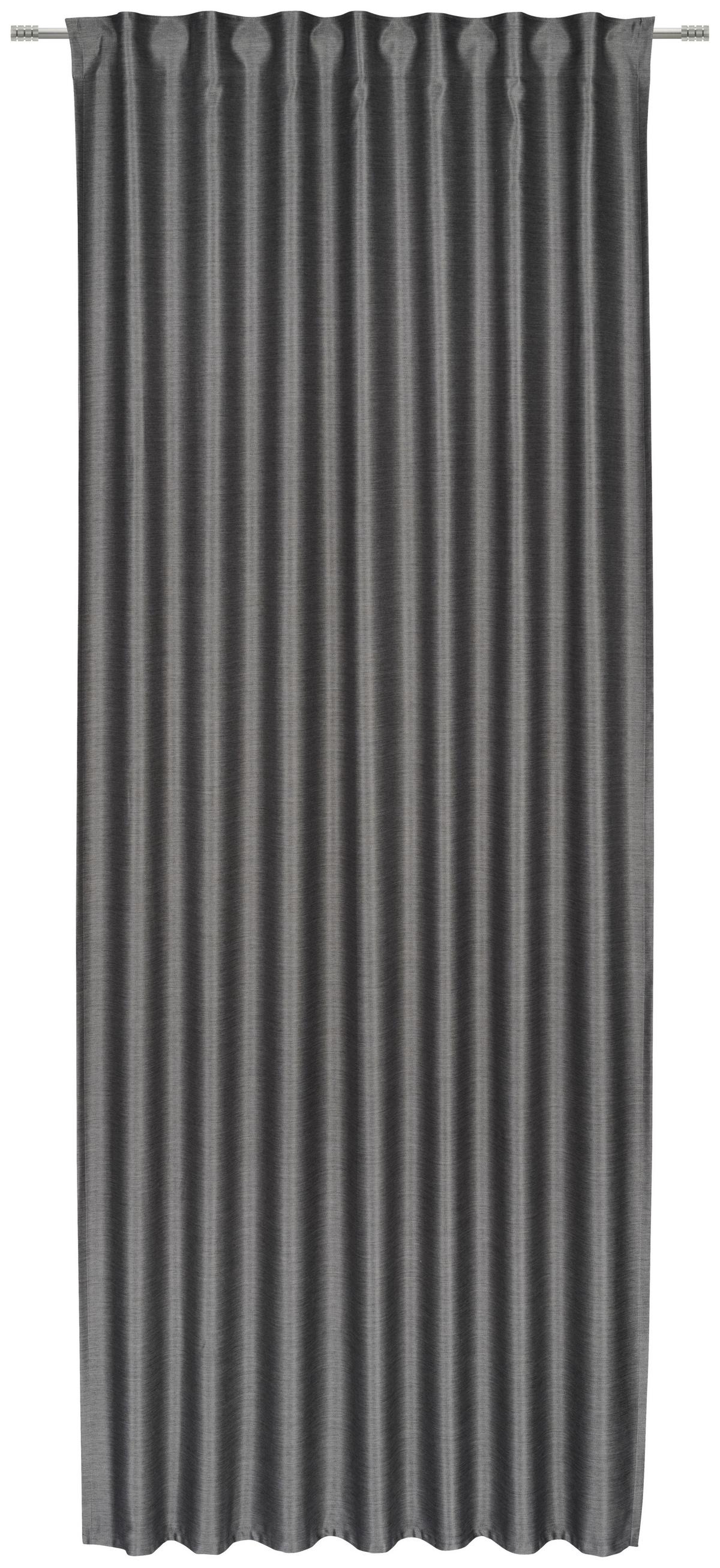 ZASŁONA GOTOWA ROVITA - antracytowy, Design, tkanina (140/260cm) - Dieter Knoll