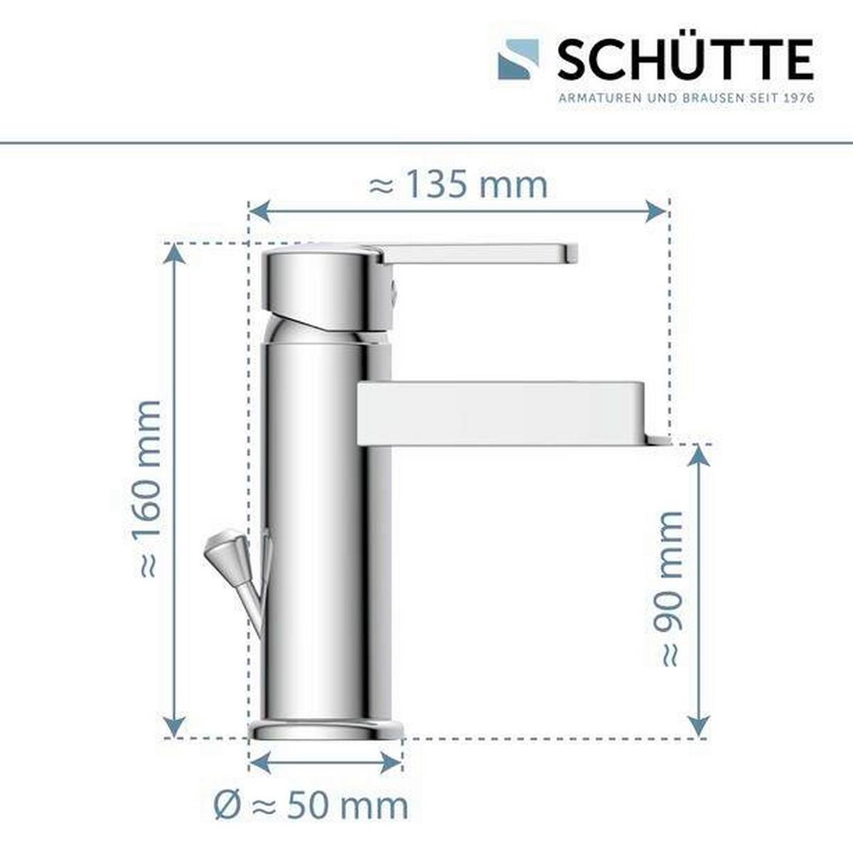 Waschtischarmatur Niagara In Chromfarben - Chromfarben, Metall (5/16/11cm) - Schütte