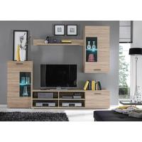 Dnevni Regal Frontal, Barva Hrasta, Led - hrast sonoma (230/190/38cm) - Mömax