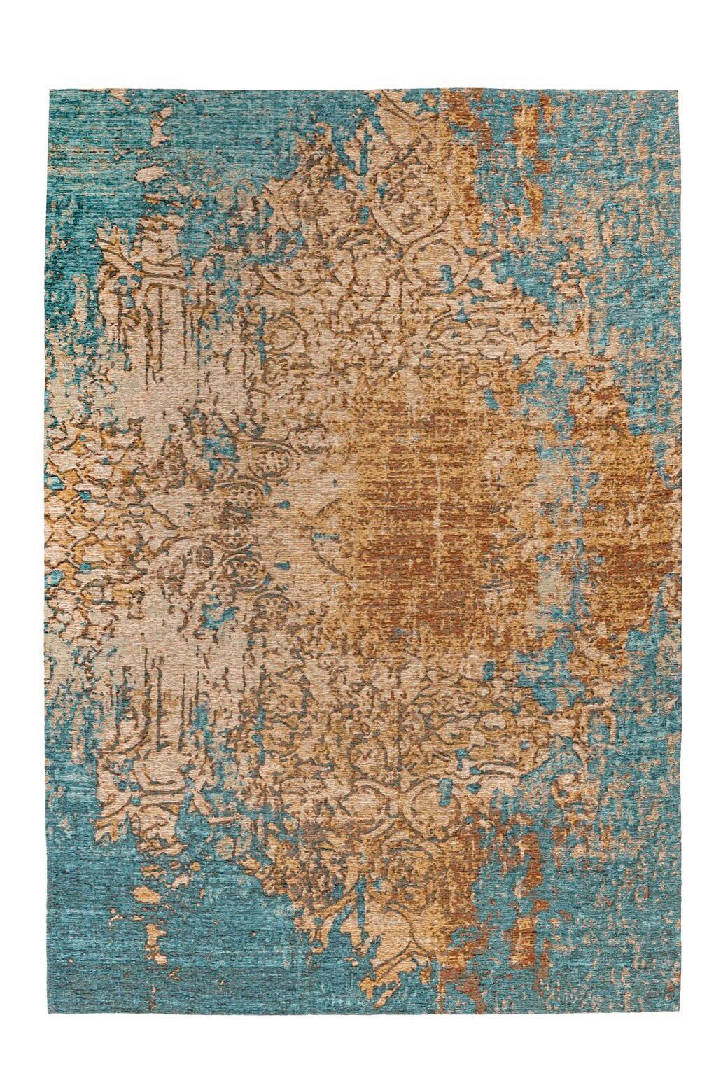 TEPPICH PRIMAVERA 725 SAND / BLAU - Blau, Konventionell, Textil (80/150cm) - Kayoom
