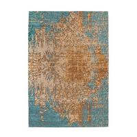 TEPPICH PRIMAVERA 725 SAND / BLAU - Blau, Konventionell, Textil (80/150cm) - Kayoom