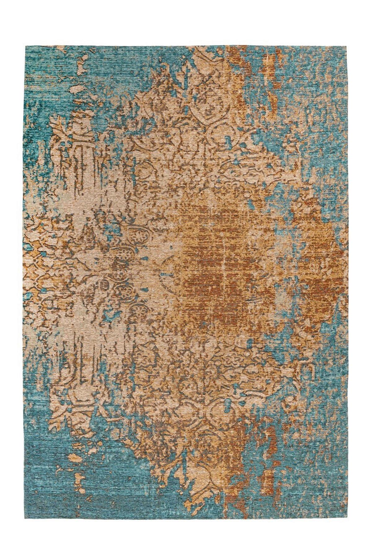 TEPPICH PRIMAVERA 725 SAND / BLAU - Blau, Konventionell, Textil (80/150cm) - Kayoom