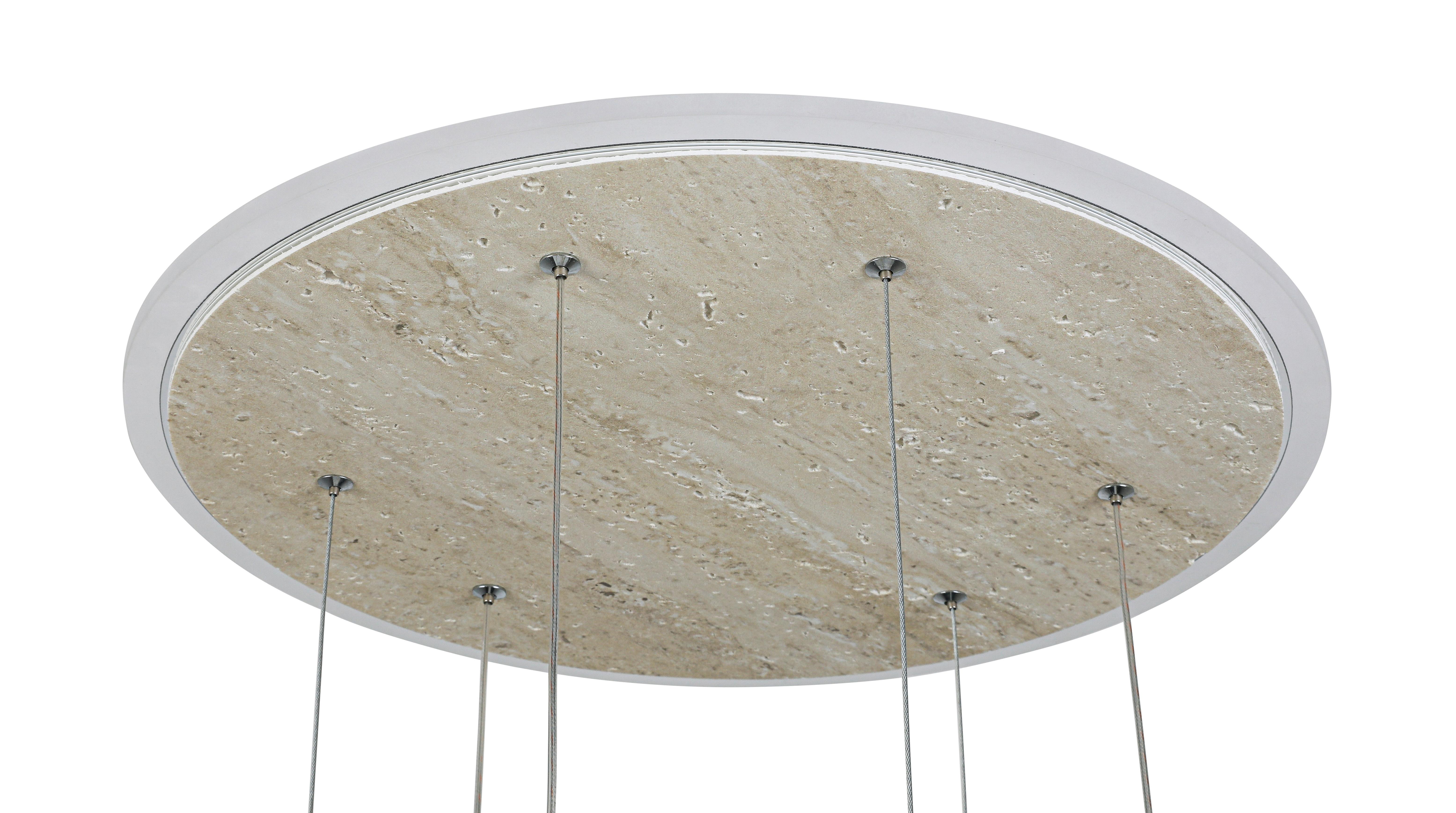 LED-HÄNGLAMPA STONI - champagne, Modern, metall/plast (42/42/150cm) - Mömax