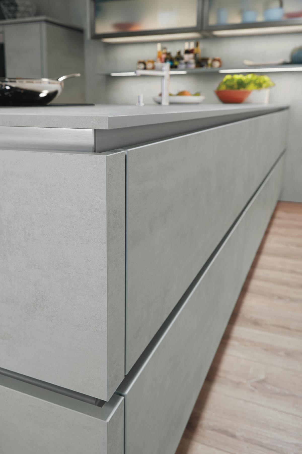 Zabudowa kuchenna RIGA - Modern, materiał drewnopochodny