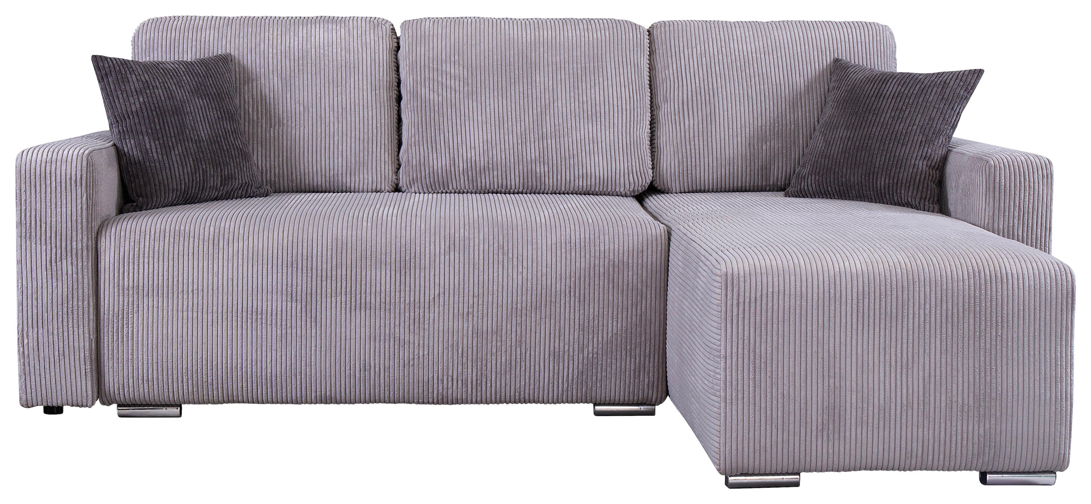 Sedežna Garnitura Paterno, Siva, Ležišče, Predal - svetlo siva, Moderno (235/146cm) - Mömax