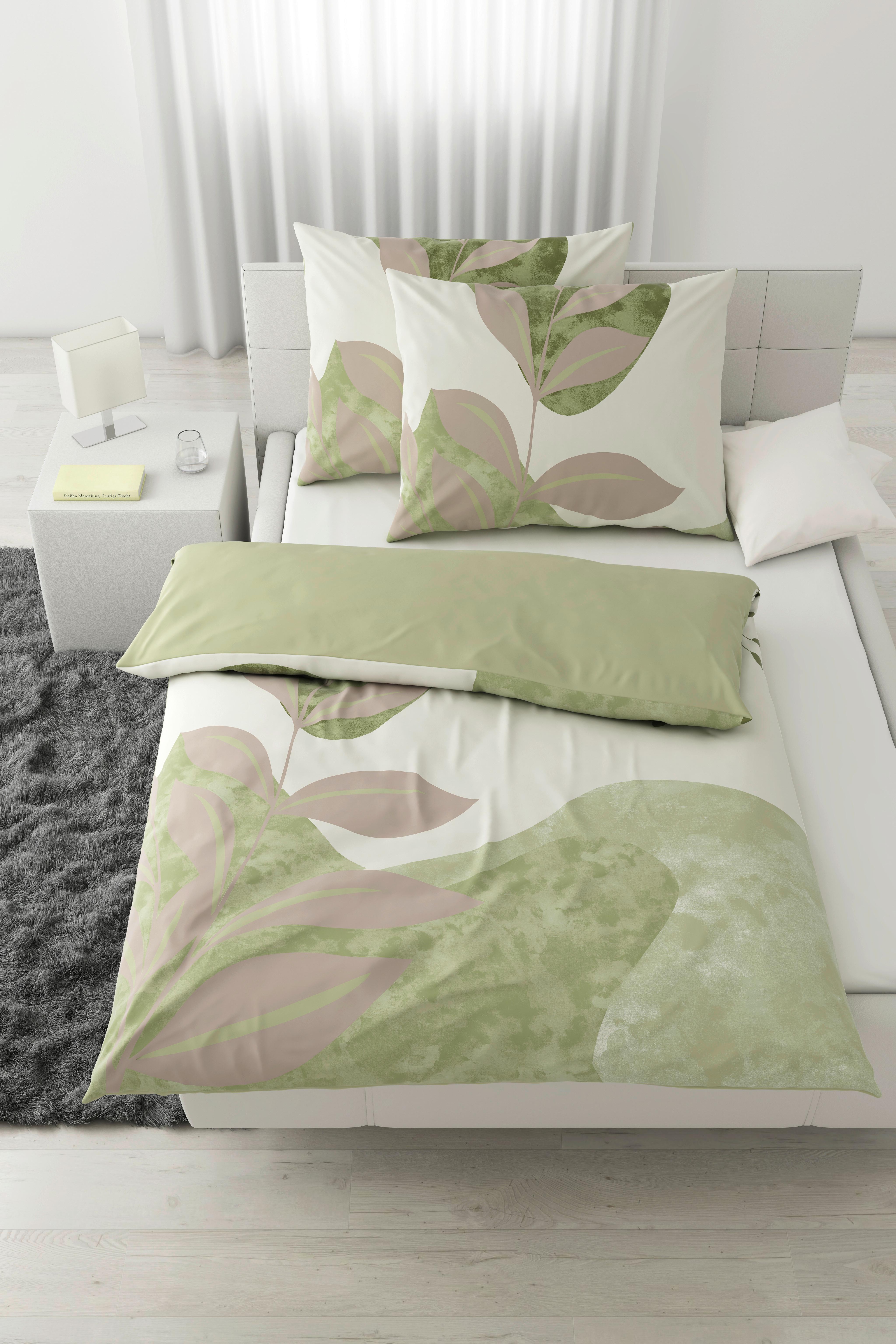 Lenjerie de pat Ice Burg cca. 200x220/2x50x70 cm - verde, textil (200/220cm) - Modern Living