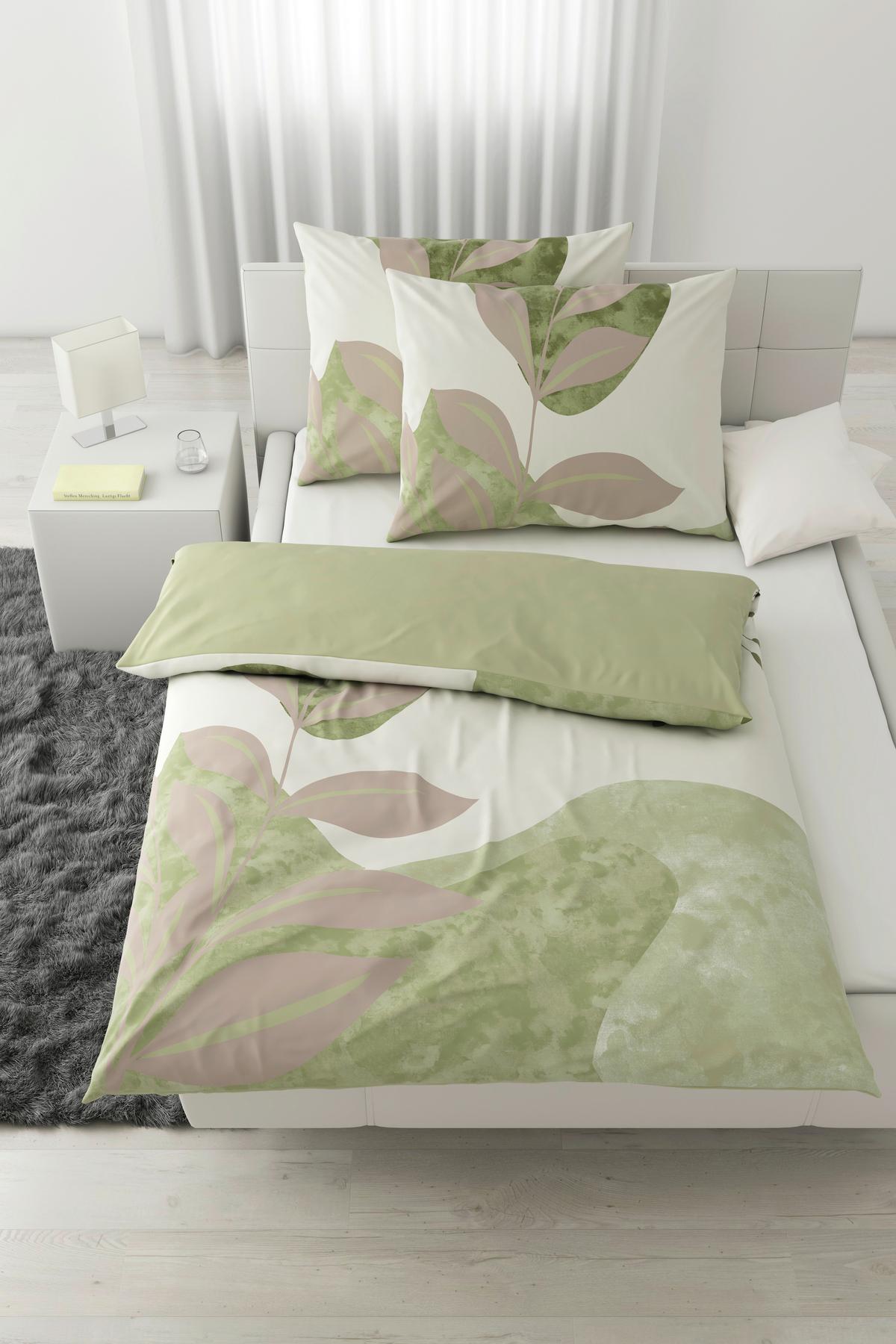 Lenjerie de pat Ice Burg cca. 200x220/2x50x70 cm - verde, textil (200/220cm) - Modern Living