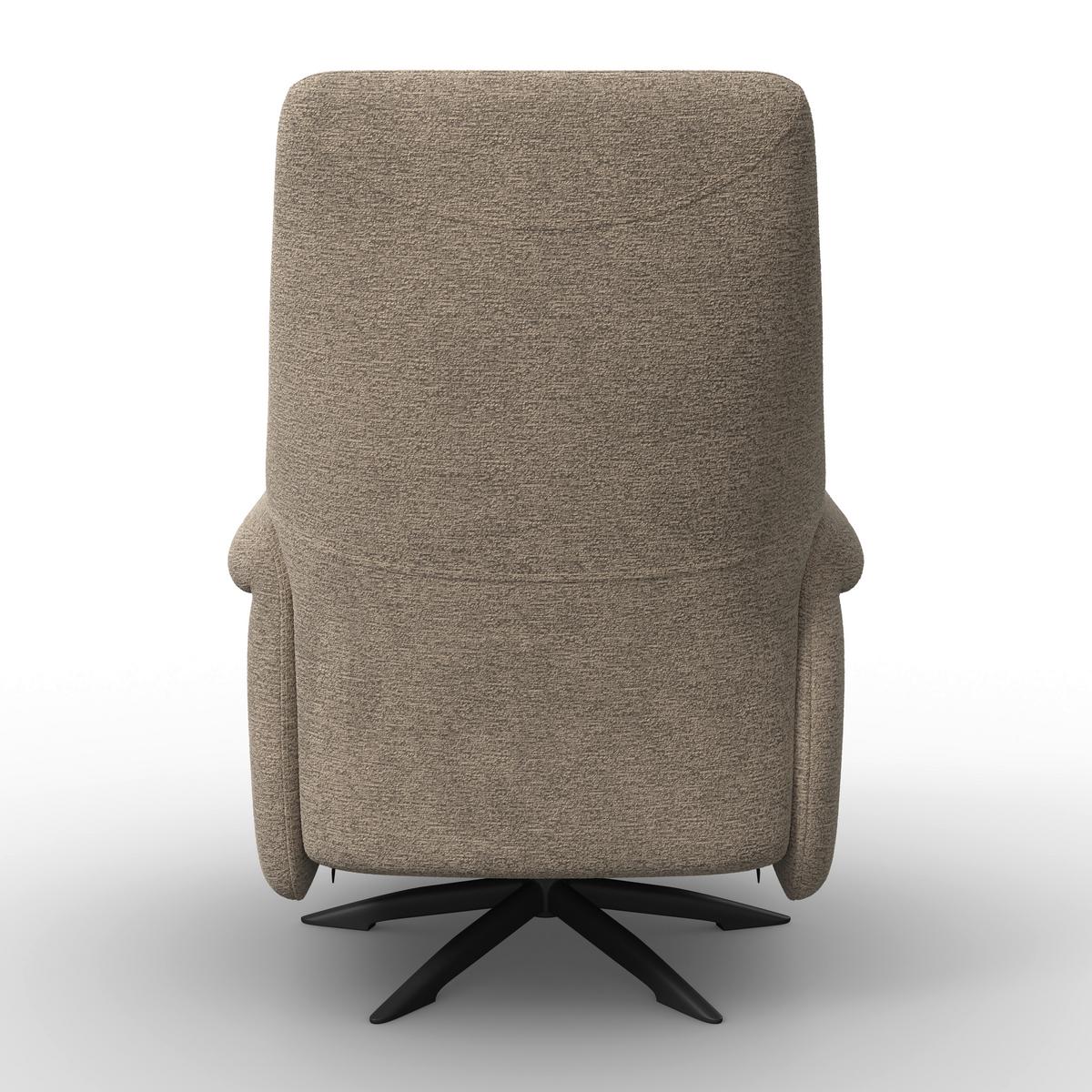 Relax Fotel Alice - barna, Modern, textil/fa (76/110/94cm) - Bessagi Home