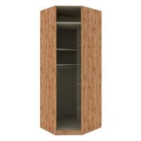 Corp dulap de haine pe colț Unit - nămol/stejar Wotan, Modern, material pe bază de lemn (91,1/242,2/91,1cm) - Ondega