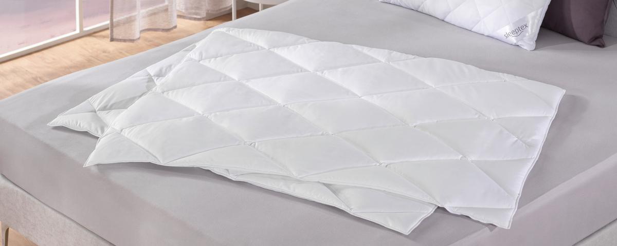 KOŁDRA CAŁOROCZNA OVIEDO - biały, Basics, tkanina (135/200cm) - Sleeptex