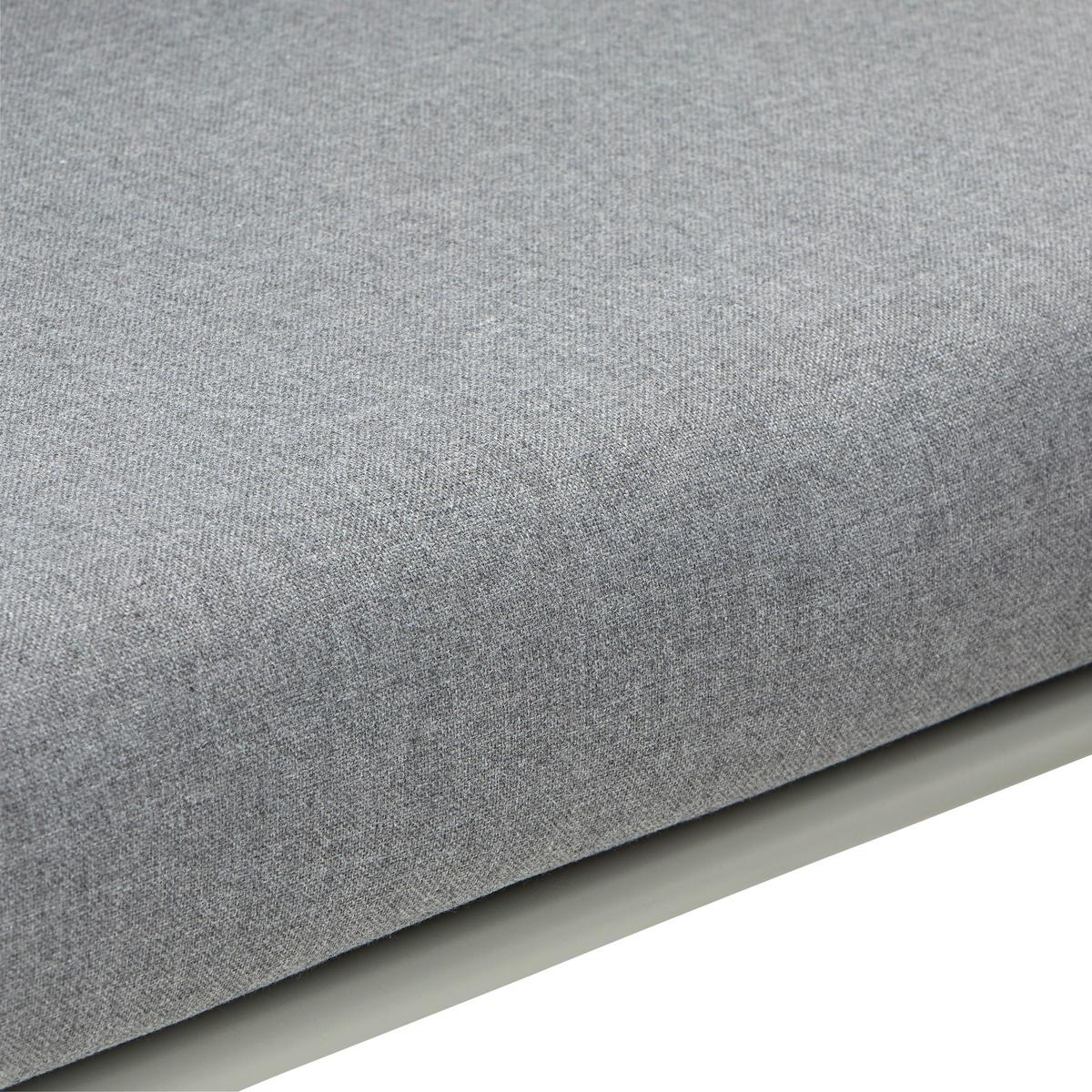 KOMPLET STOŁOWY NA TARAS PISA - szary, Modern, tworzywo sztuczne/metal (190/252cm) - Ambia Garden