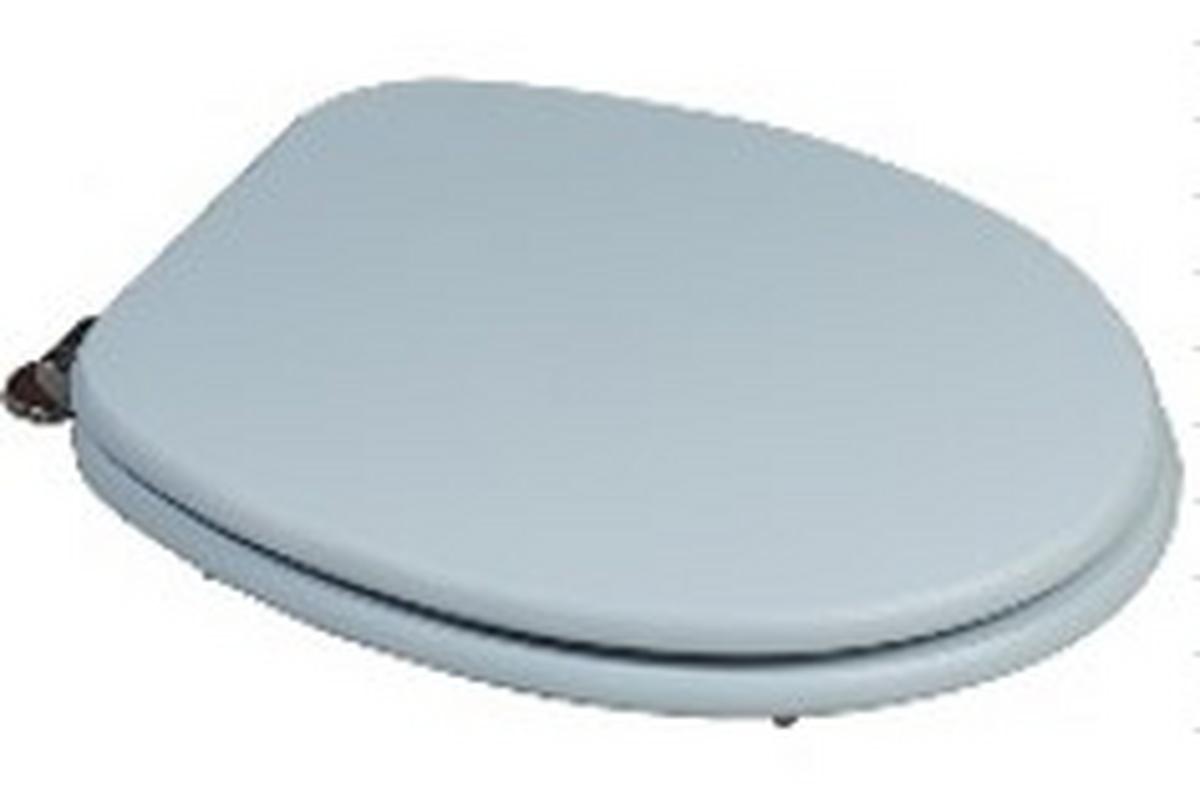 Wc-ülőke Matte Light Grey - világosszürke, Romantik / Landhaus, faalapú anyag (37,5/6/44,3-49,3cm)
