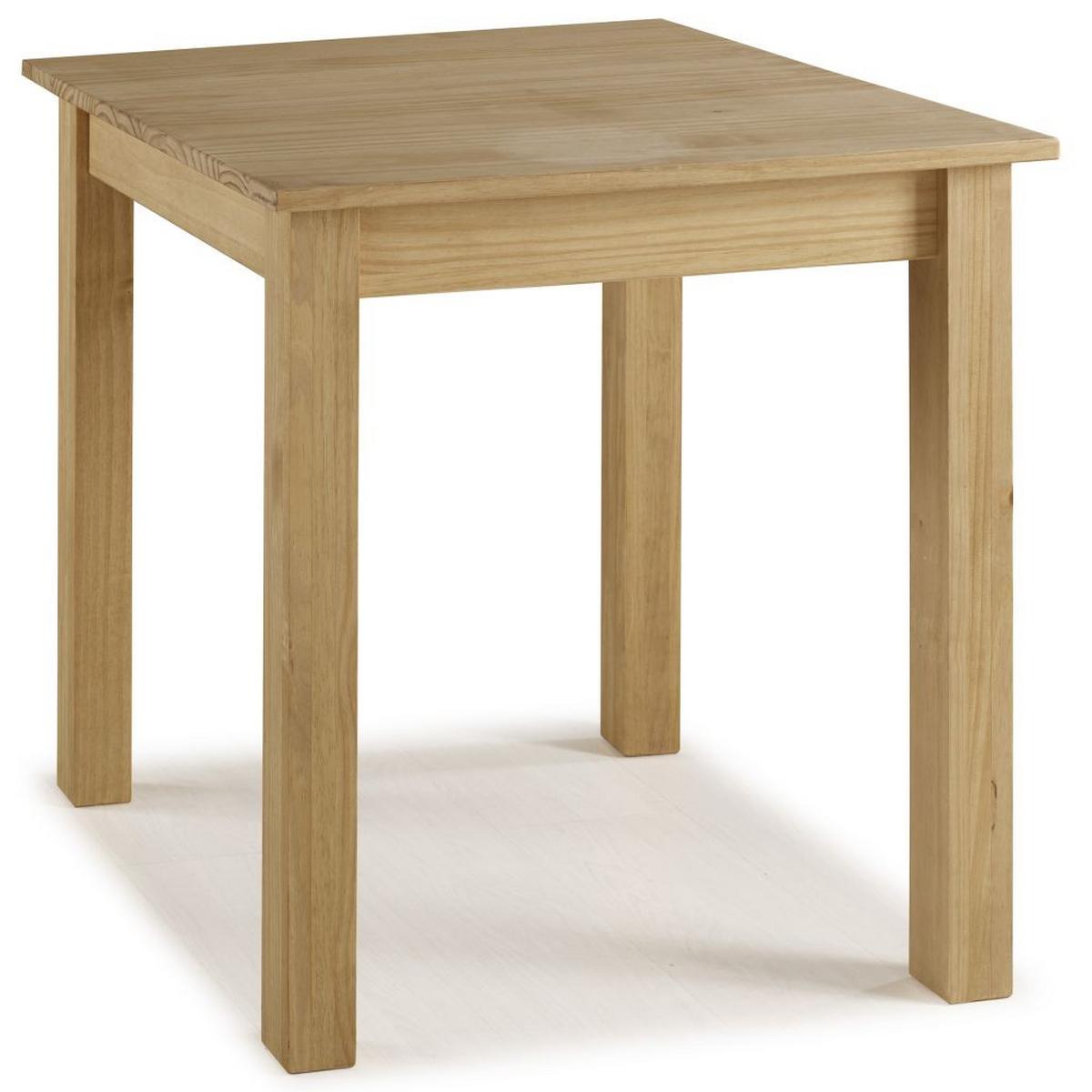 STÓŁ DO JADALNI OMEGA - kolor naturalny, Modern, drewno (70/70/75,5cm) - Livetastic