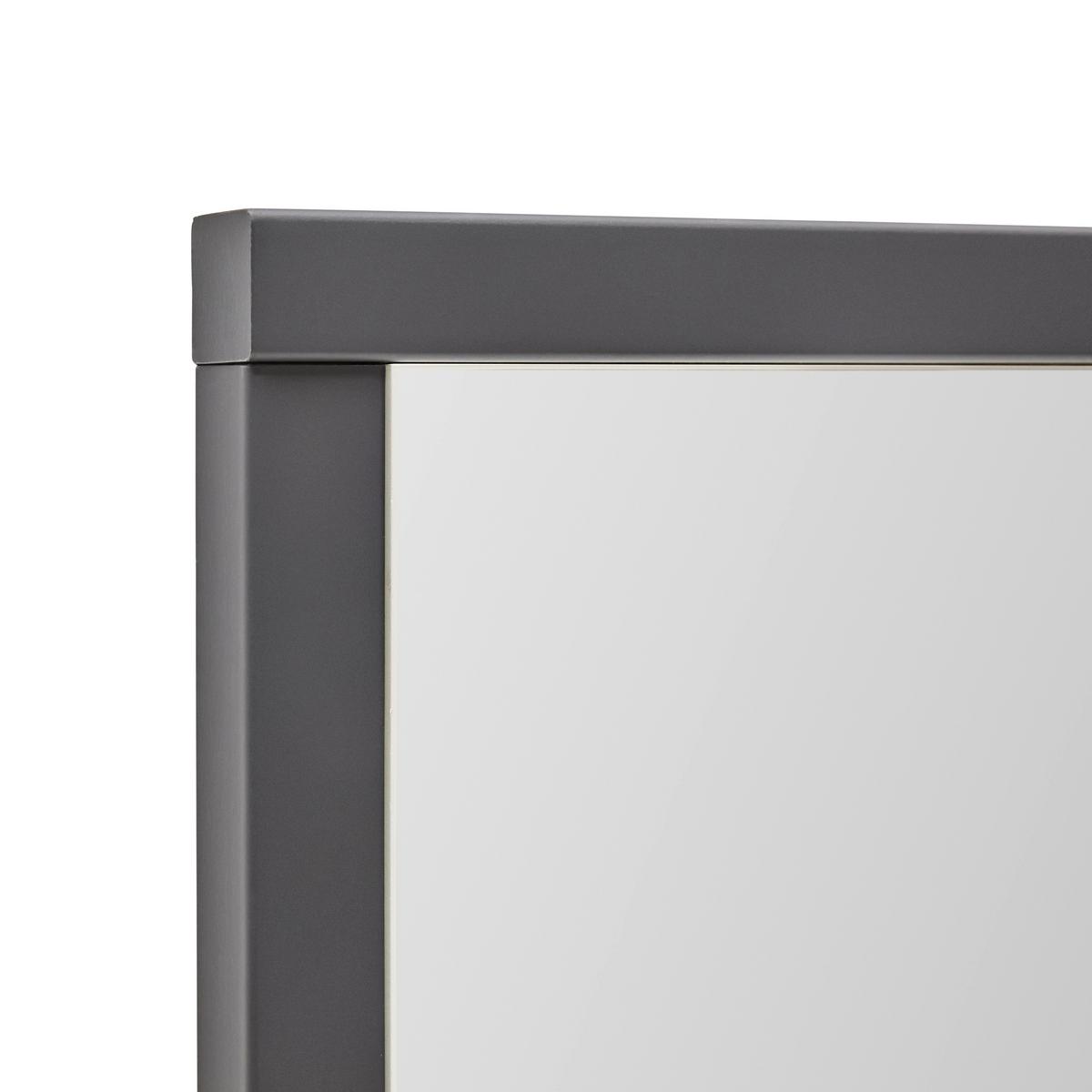 Spiegel Florenz Grau ca. 79x84cm - Grau, Modern, Glas/Holzwerkstoff (79/84/2,6cm) - Premium Living