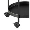 SERVERINGSVAGN JUSTUS -EXKLUSIV- - svart, Modern, metall/plast (39,5/72,5/35,5cm) - Mömax