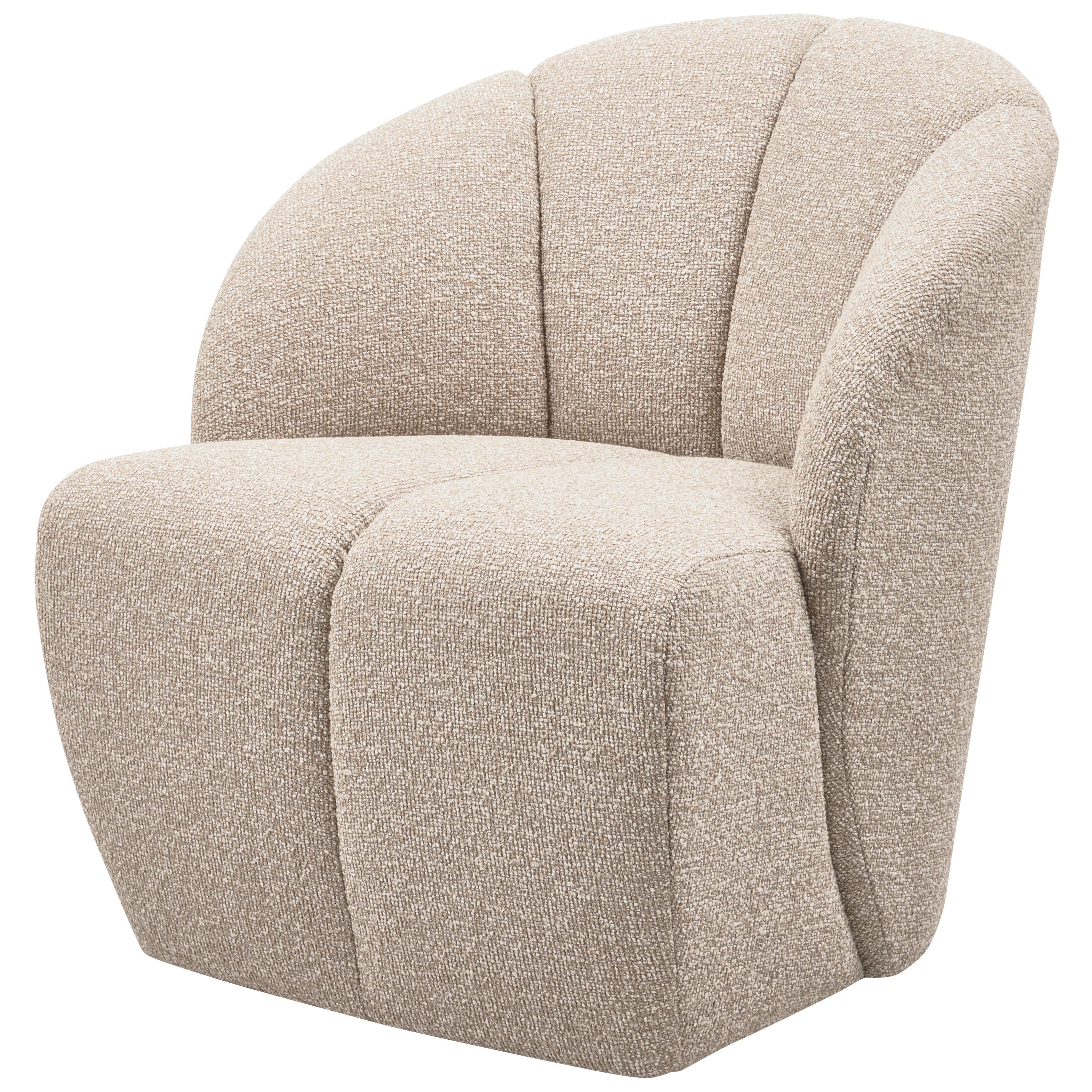 Sessel Mojo Beige B: 68cm - Beige/Schwarz, Design, Kunststoff/Textil (68/75/77cm) - Livetastic