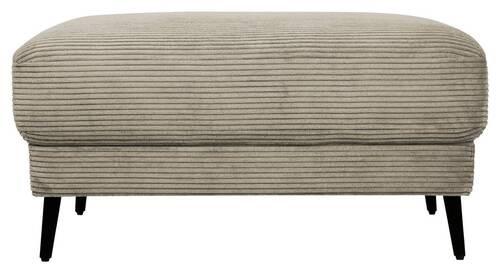 Hocker Cora Greige - Greige, MODERN, Textil/Metall (92/46/60cm) - Mömax