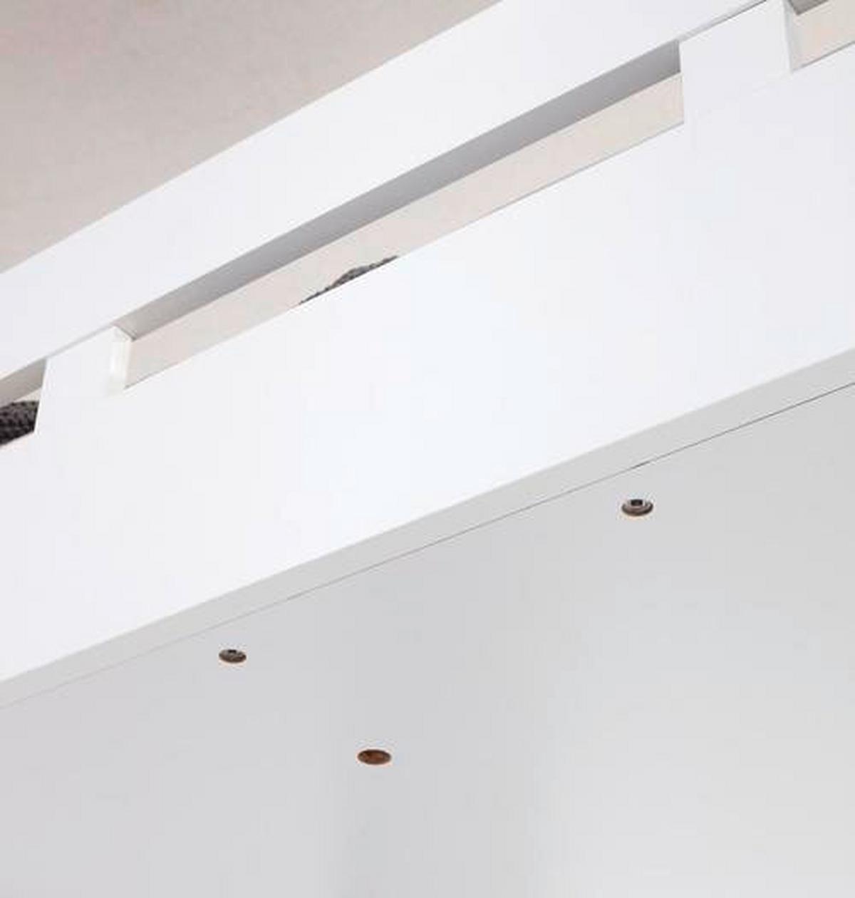 Pograd Maxi, Bela, 90x200cm - barve hrasta/bela, Konvencionalno, leseni material (269/180/115cm)