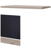 Geschirrspülerblende Anthrazit/Eiche - MODERN (110/60cm) - FlexWell