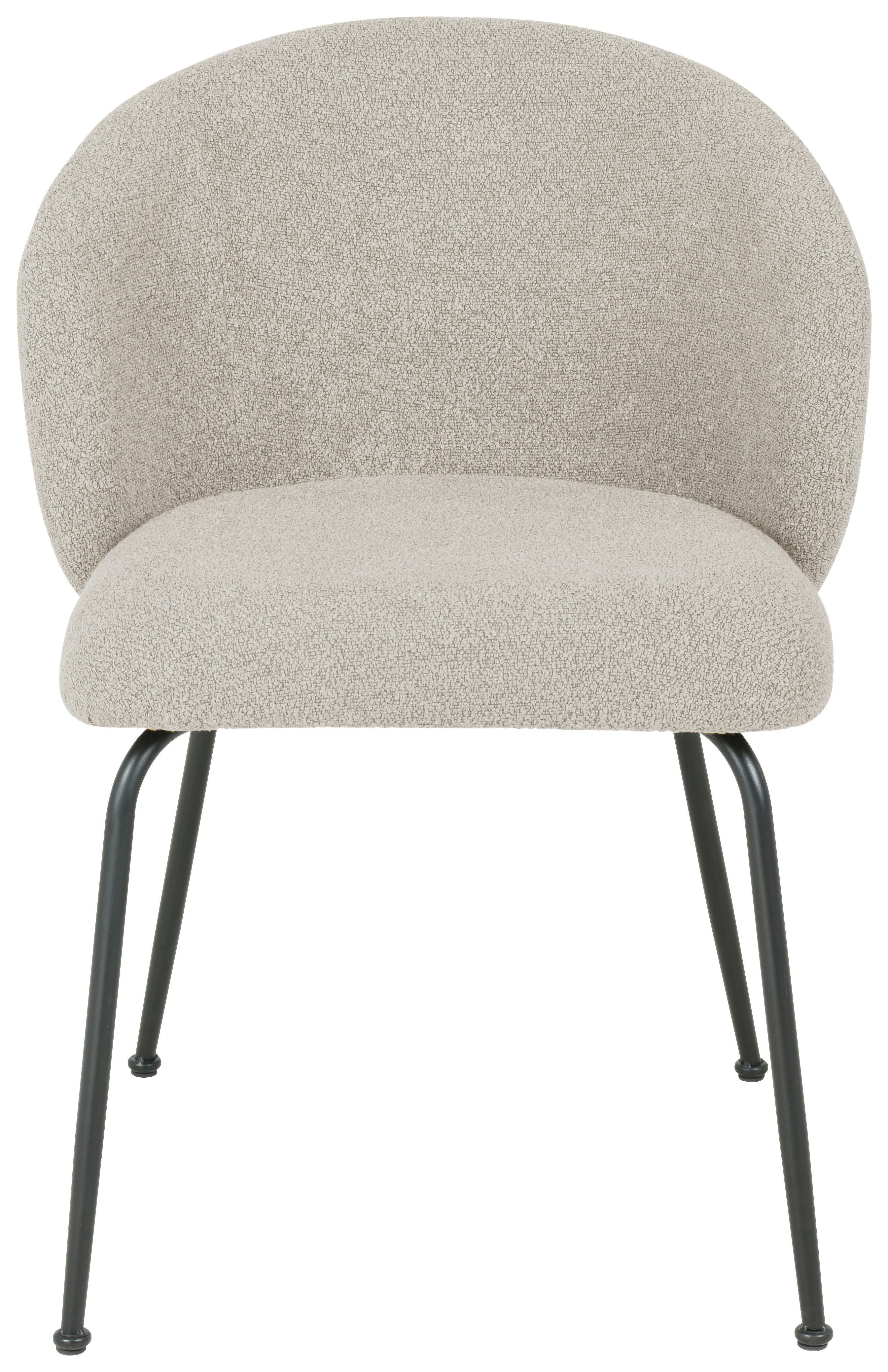 KRZESŁO CHICA - czarny/taupe, Design, metal/tkanina (57/79/59cm) - Xora