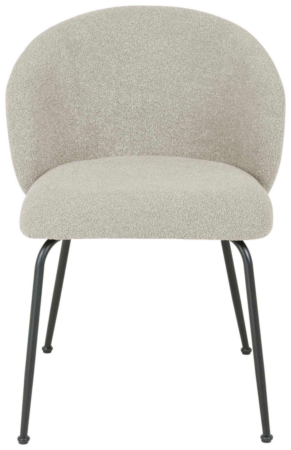 KRZESŁO CHICA - czarny/taupe, Design, metal/tkanina (57/79/59cm) - Xora