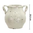 Dekokrug Nephele - Grau, MODERN, Keramik (28,5/24,5/25,5cm) - MÖMAX modern living
