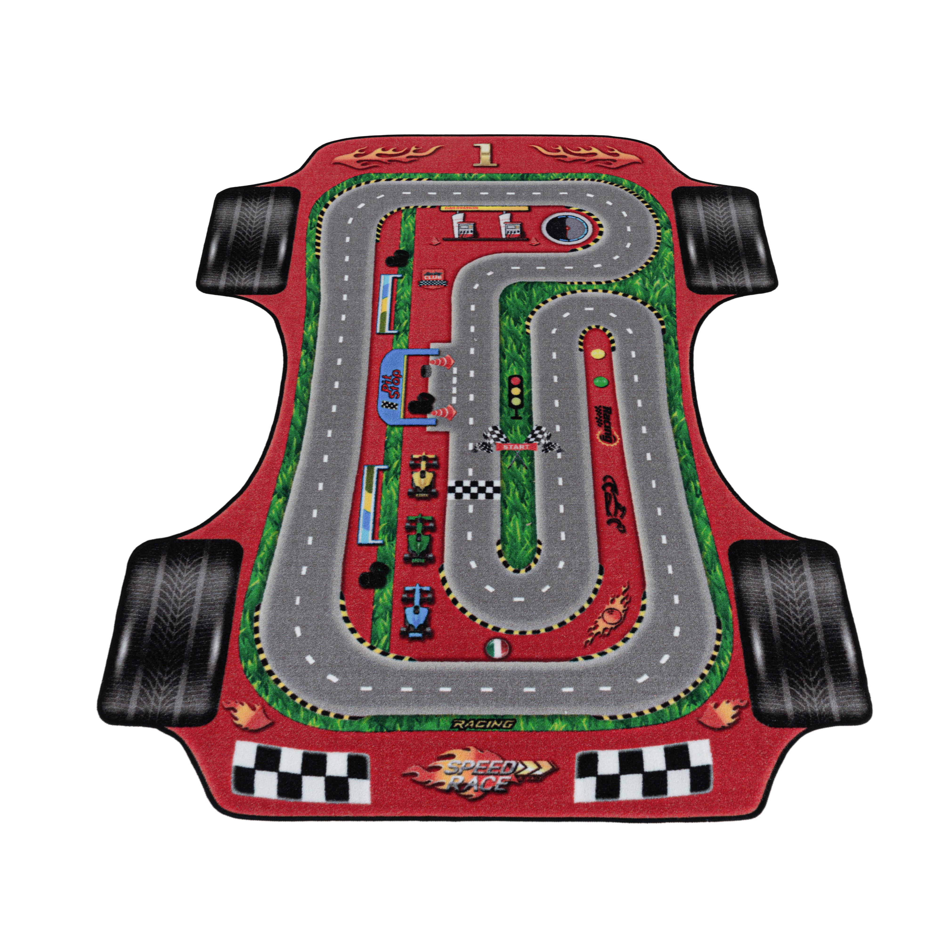 Tepih Za Igru Play 120/170cm - crvena, Trend, tekstil (120/170cm)